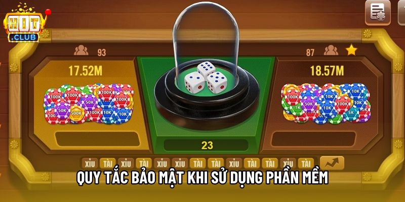 Quy tắc bảo mật khi sử dụng phần mềm